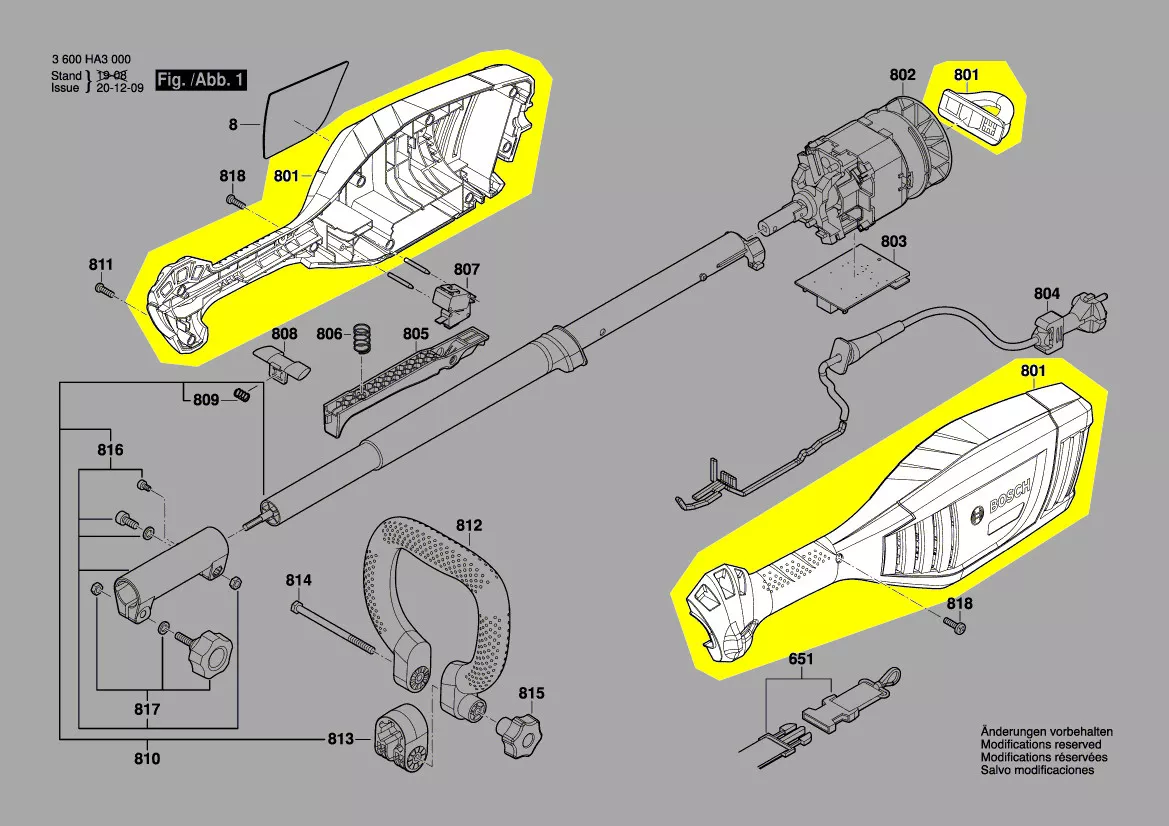 Carter réf. F 016 F04 260 Bosch